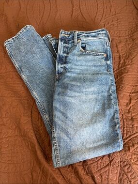 H&M Light Blue Straight Leg Jeans